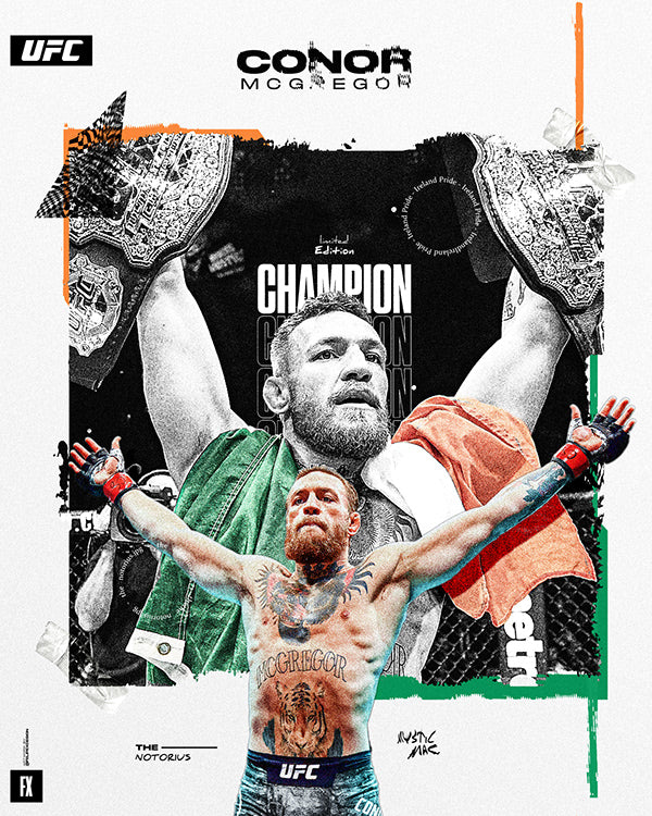 Connor McGregor Double Champ Poster