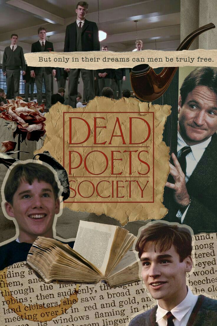 Dead Poets Society Collage Movie Poster