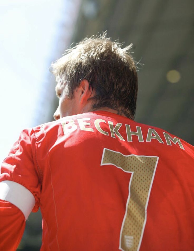 David Beckham Jersey Soccer Poster