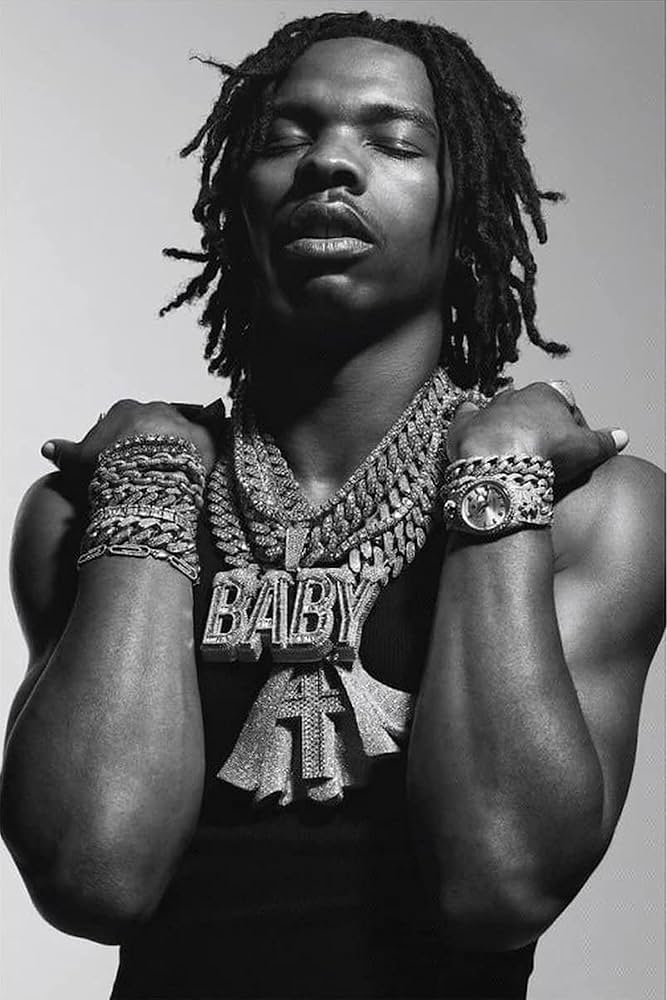 Lil Baby Posing Music Poster