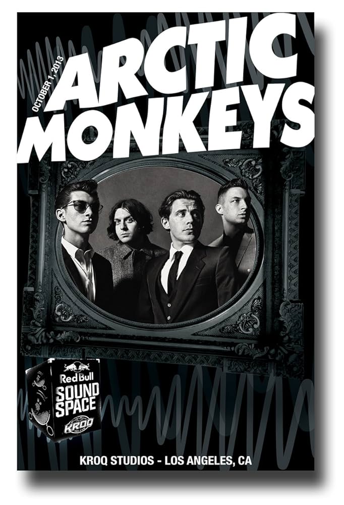 Arctic Monkeys Band Tribute Poster