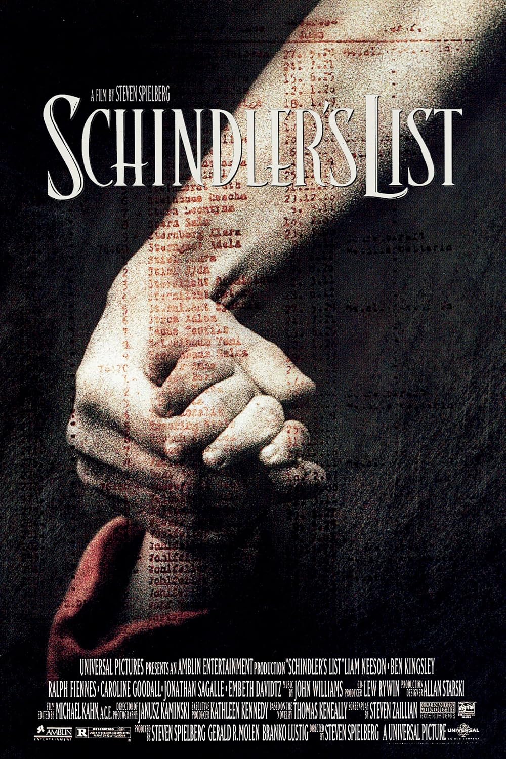 Schindlers List Movie Poster