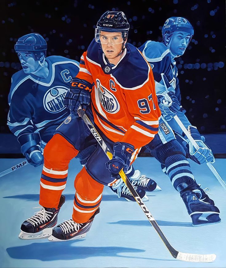 Connor Mcdavid Tribute Hockey Poster