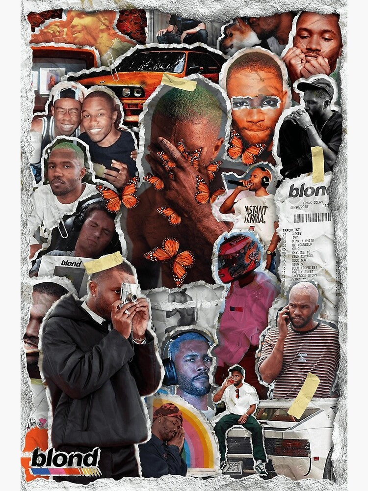 Frank Ocean Collage Music Poster