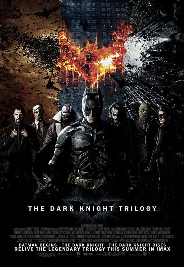 Batman The Dark Knight Trilogy Movie Poster