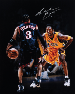 "Iverson Vs Kobe" Basketball Poster