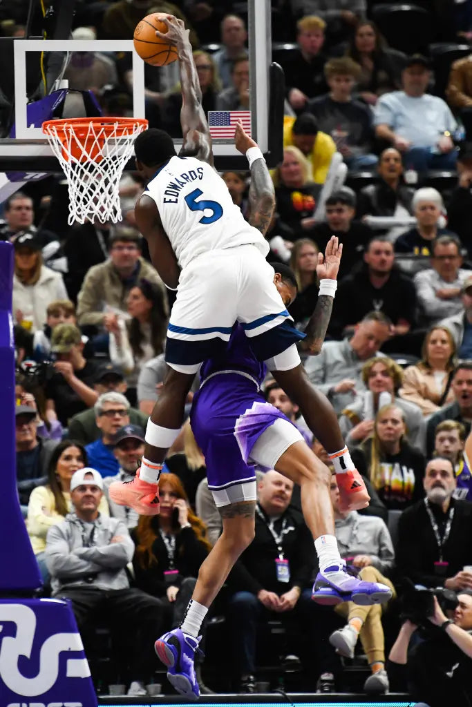 Anthony Edwards Posterized Basketball Poster